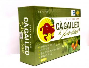GIẢI ĐỘC GAN CÀ GAI LEO XẠ ĐEN (xanh)