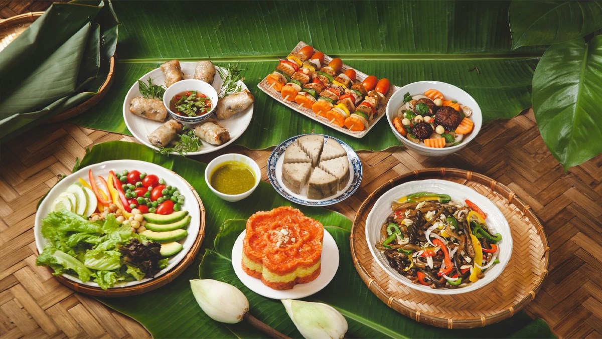 thực đơn các món chay